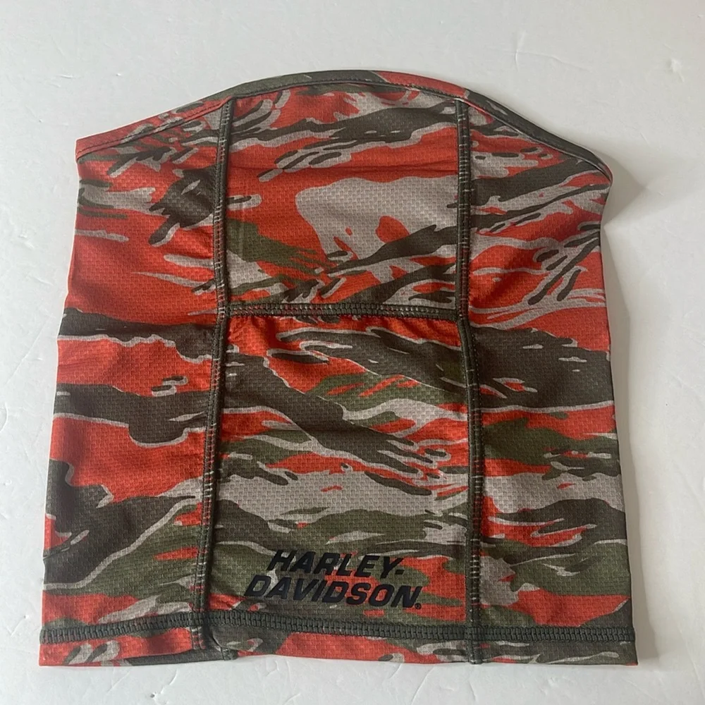 Harley-Davidson Modern Camo Neck Gaitor Vintage Orange